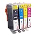 Toner Kingdom Compatible Ink Cartridge Replacement for HP 564XL for HP OfficeJet 4620 DeskJet 3520 3522 PhotoSmart 7510 7520 7525 5510 5514 5520 6520 Printer (4-Pack)