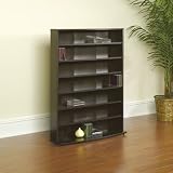 Sauder Multimedia Storage Tower Cinnamon Cherry