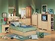Shaker Twin Size Bedroom Collection in Natural Maple Finish By SouthShore Furniture