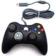 DuaFire Wired USB Controller for PC & Xbox 360 (Black)