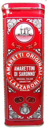 Lazzaroni Amaretti Amarettini Di Saronno Tall Tin 14.1 Oz.