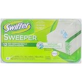 Swiffer Sweeper Wet Mopping Cloths Mop And Broom Floor Cleaner Refills Febreze Sweet Citrus And Zest Scent 12 Count (Pack of 6)