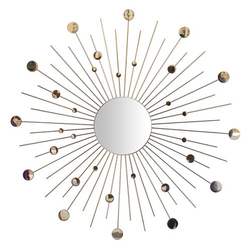 Sunburst Mirror - Silver