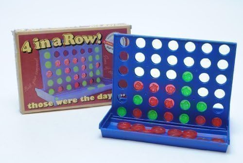 Kids Family Fun Travel Connect 4 in a Row Game Classic Board Game Toy Party Gift by Home Fusion Company