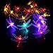 Solar Fairy String Lights for Outdoor Garden Landscape (30led, 8 Modes, 20ft, Multicolor)
