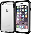 iPhone 6s Case, roocase [Glacier TOUGH] iPhone 6 (4.7) Hybrid Scratch Resistant Clear PC / TPU Armor Full Body Protection Case Cover with Built-in Screen Protector for Apple iPhone 6 / 6s (2015), Granite Black