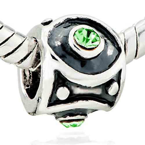 August Birthstone Pugster Beads Pandora Chamilia Charms Compatible