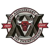 Chicago Bulls 20th Anniversary of 1st Championship Patch (1991-2011)