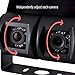 Pyle PLCMTR26 Dual Weatherproof Rearview Backup Camera for Bus, Truck, Trailer and Van (IR Night Vision, Waterproof, Commercial Grade, DC 12-24V)