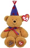 Ty Laughter - 20th Anniversary Bear with Blue Hat
