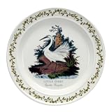 Portmeirion Birds of Britain 10-Inch Earthenware Dinner Plates, Set of 6