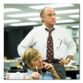 All The President's Men Canvas Print Gallery Wrapped (Robert Redford Jack Warden)