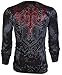 Archaic AFFLICTION Men THERMAL T-Shirt ACHILLES Tattoo Biker MMA UFC