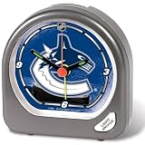 Vancouver Canucks Official 2"x2" NHL Travel Alarm Clock