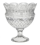 Godinger Coquille Crystal Pedestal Bowl