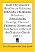 Saint Chrysostom's Homilies on Galatians, Ephesians, Philippians, Colossians, Thessalonians, Timothy, Titus and Philemon: Nicene and Post-Nicene Fathers of the Christian Church, Part 13