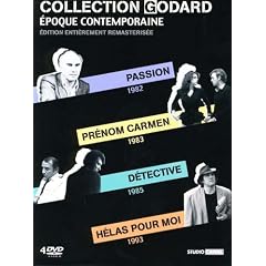 Coffret godard epoque contemporaine : passion ; prenom carmen ; d�tective ; helas pour moi