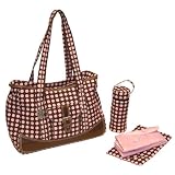 Kalencom Heavenly Dots Weekender Diaper Bag - Pink