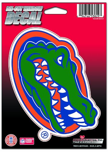 NCAA Florida Gators Die Cut Vinyl Decal with Backing