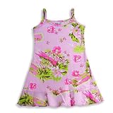 Girlfriends by Anita G - Girls Tank Dress, Pink, Green