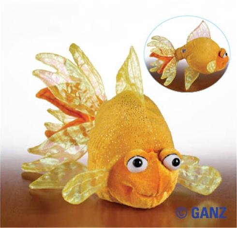 Webkinz Ganz Large Fantail Goldfish August 2008 Brand New Release Hm-218
