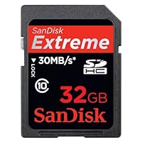 Sandisk 32 GB Extreme SDHC Cards (SDSDX3-032G-A31)