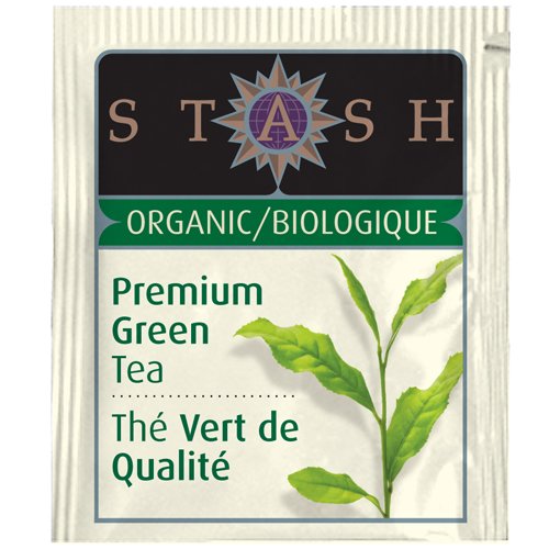 Stash Tea Organic Premium Green Tea caffeinated