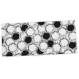 KESS InHouse Nandita Singh "Beaded Bangles" Black White Office Desk Mat, Blotter, Pad, Mousepad, 13 x 26-Inches