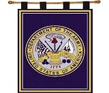 Review ArtExpression  / Army Ing - Artist: - Fabric Size: 34.00 by 26.00 inches Wall Tapestry with hanging rods and tassels included