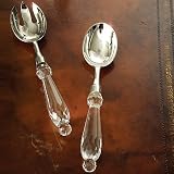 CRYSTAL/SIL SERVING SPOON/FORK