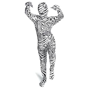 Morphsuits Kids Premium Zebra Costume, Large