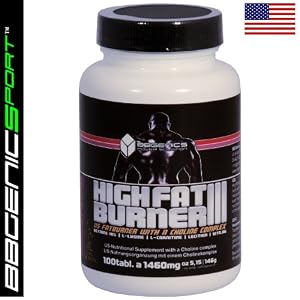 High FatBurner III - Stärkstes Fett-Metabolisierendes Diät- / Definitionssupplement (ein original US-Import Produkt) -