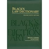 Black's Law Dictionary: Deluxe Ninth Edition