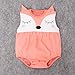Romper, FEITONG Newborn Baby Girls Boys Teddy Leotard Jumpsuits Romper (12 Months, Orange)