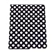 HDE Rotating iPad Case Magnetic Folding Leather Cover Folio Flip Stand for Apple iPad 2 iPad 3 iPad 4 (White & Black Polka Dot)