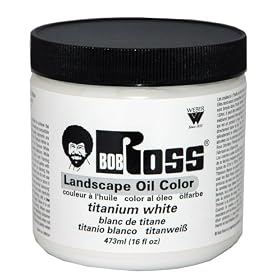Bob Ross Tube 473ml Oil Paint Titanium White