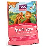 Halo Spot's Stew Natural Dry Dog Food, Puppy, Wild Salmon Recipe, 10-Pound Bag