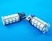 L124-高輝度 3チップ 30連 SMD LED ダブル ホワイト-Ｔ20 無極性