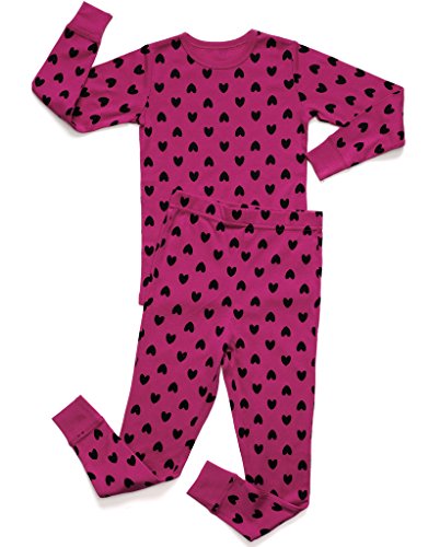 Leveret Hearts 2 Piece Pajama 6 Year