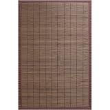 2' x 3' Villager Coffee Bamboo Area Rug (Coffee Brown) (2'H x 3'W x .25D)