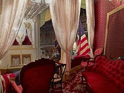 A Close Look at Lincoln's Box in Restored Ford's Theatre - Dramatic 16x20-inch Photographic Print by Carol M. Highsmith