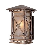 Thumbnail image for Corbett Lighting 36-21-F Boca Bronze Traditional / Classic Single Light Energy Star Outdoor Wall Sc