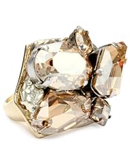 Ted Rossi "Sorbet Shine" Python Angle Edge Adjustable Ring