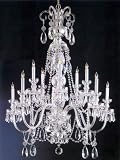 Crystorama Swarovski Strass Crystal Chandelier - Polished Brass - Swarovski Strass Crystal
