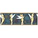 Disney Tinker Bell Border - Navy