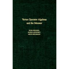Vertex Operator Algebras and the Monster (Pure and Applied Mathematics)