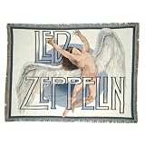 Led Zeppelin Blue Angel Throw Blanket