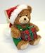 Christmas Corduroy bear 10 1/2 russ