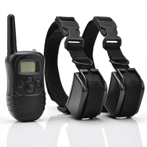 AGPtek Yard Rechargeable and Waterproof LCD Shock Vibrate Remote Dog