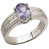 Platinum Violet Tanzanite Diamond Fashion Ring